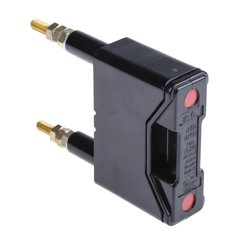 Portafusibles para montaje en carril Eaton 20A para A1 1P Polos 690V ac | RS20P/G/BLK