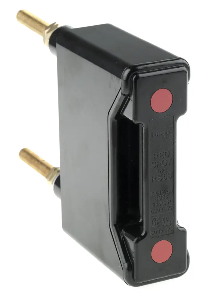 Portafusibles para montaje en carril Eaton 63A para A3 1P Polos 690V ac | RS63P