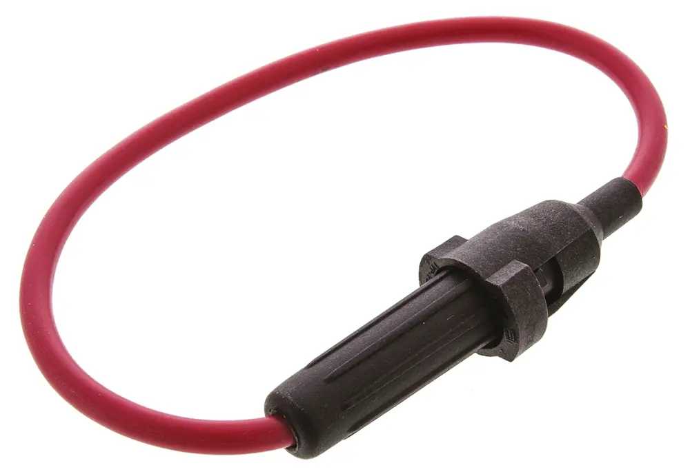 Portafusibles en línea Schurter 6.3A para 6.3 x 32mm 32V dc | 8601.2005.08