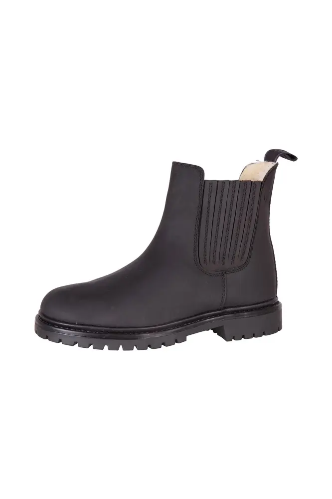 Alaska II botín jodhpur de nobuk con forro cálido Carbón 41
