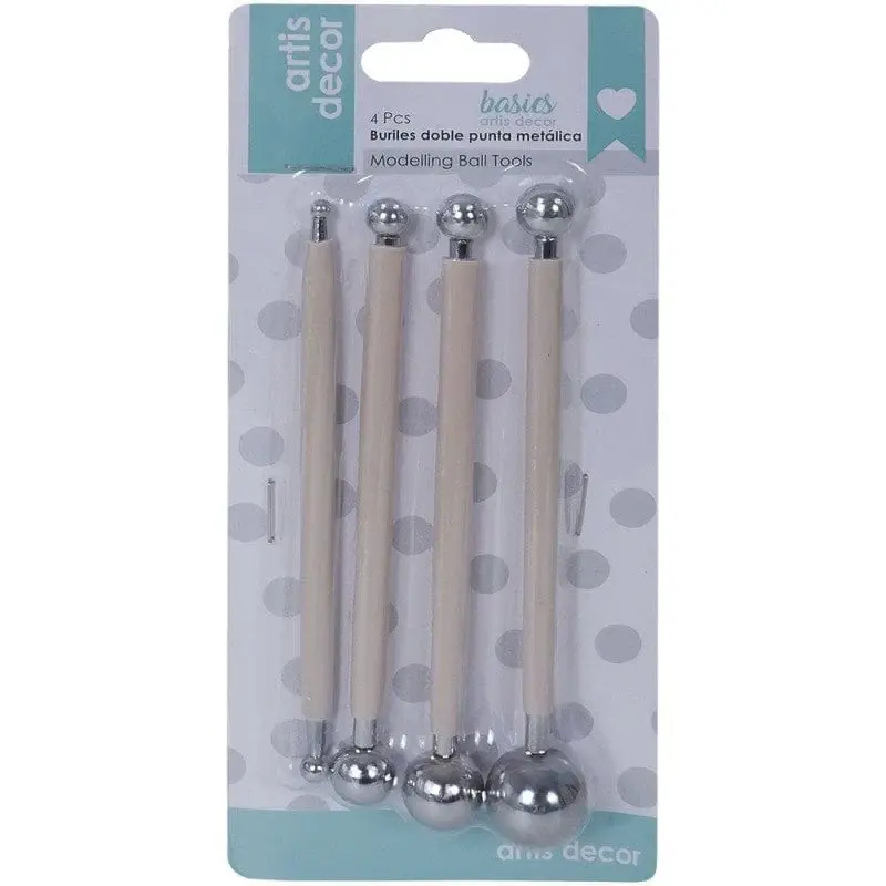 Artis decor buril doble punta metalica set 4ud 0901000215