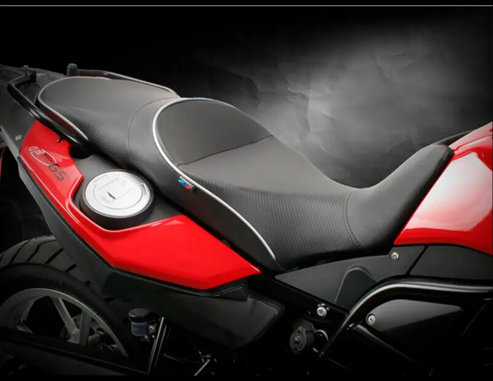 Asiento Two-Up exhaustivo para BMW F 650 / 800 GS 08 Filo Plateado