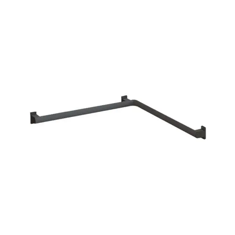 Barre d'angle 2 murs ARSIS en aluminium époxy anthracite Réf.049731 PELLET