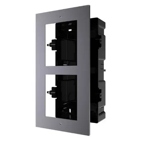 Base Modular Hikvision para Videoportero de 2 Espacios DS-KD-ACF2 (Empotrable)