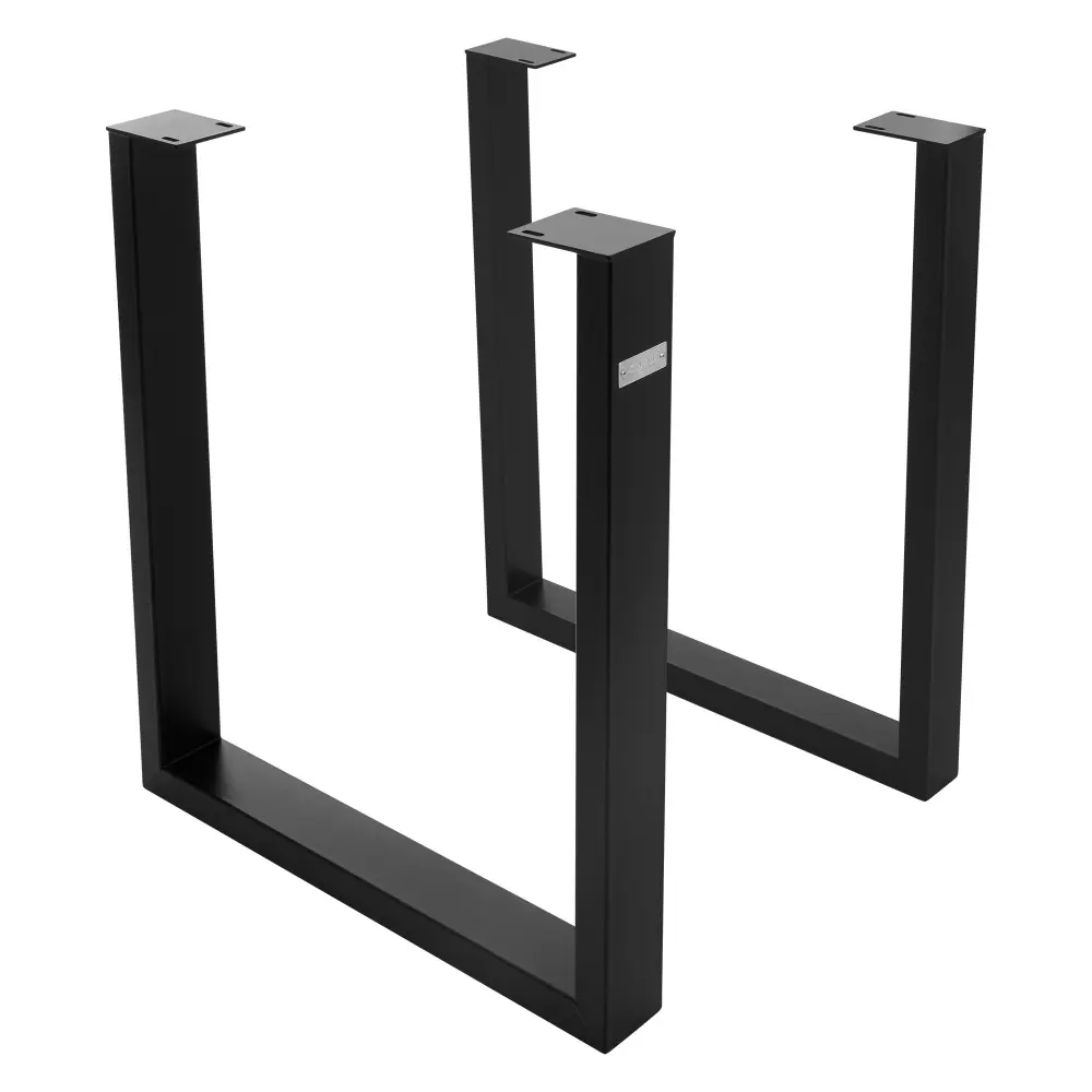 2x bastidor patas en forma u base para mesa marco negro mate