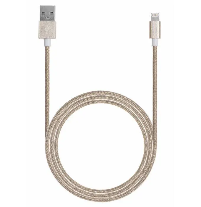 Cable USB Lightning de Aiino - 1,2 m - Oro