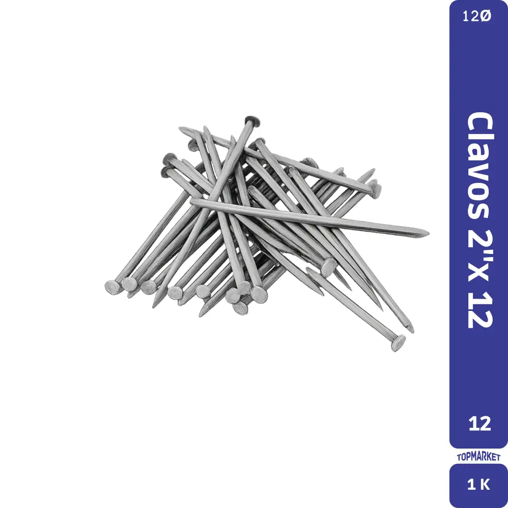 Clavos 2"x 12 Bolsa 1Kg