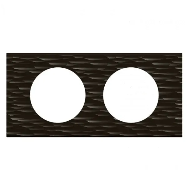 Céliane plaque matière 2 postes Corian® Gougé 069022