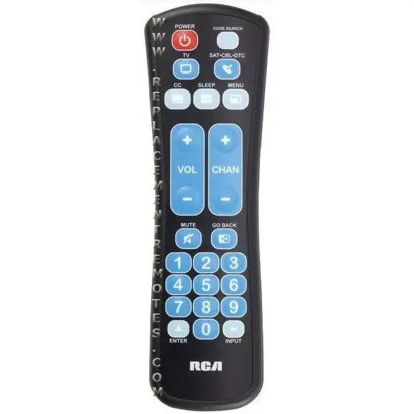 Control remoto estándar RCA RCRHM02BR para 1 dispositivo