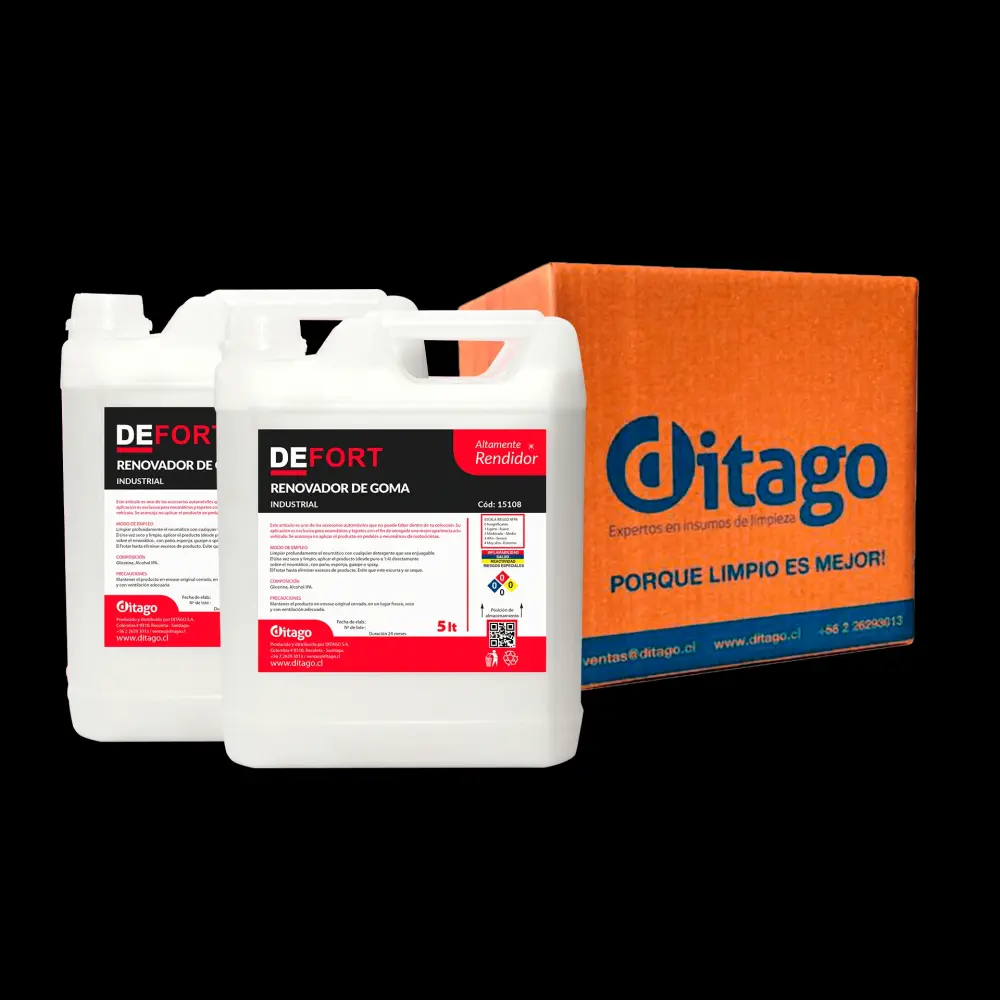 DEFORT RENOVADOR DE GOMAS 5LT X 2 UNI CJ