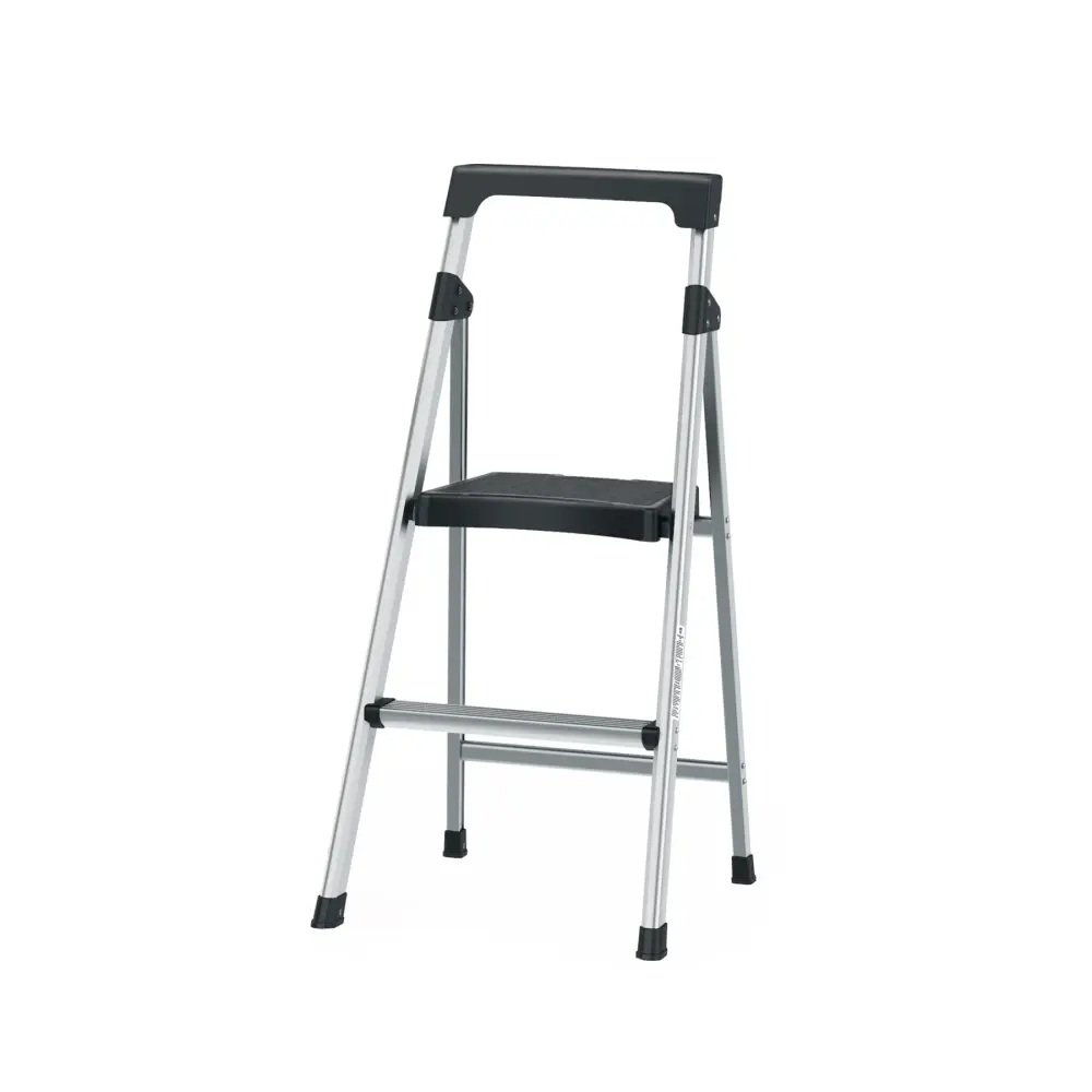 ESCALERA TUBULAR, PLEGABLE, 2 PELDAÑOS, ALUMINIO