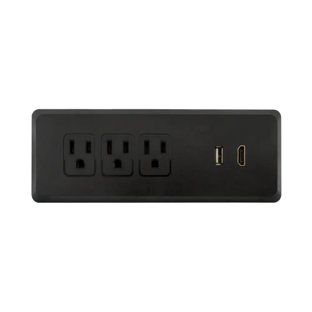 Estevez Multicontacto de Escritorio con 3 contactos 2P+Tcon cargador para Uso Interior, Modelo 31101-NG