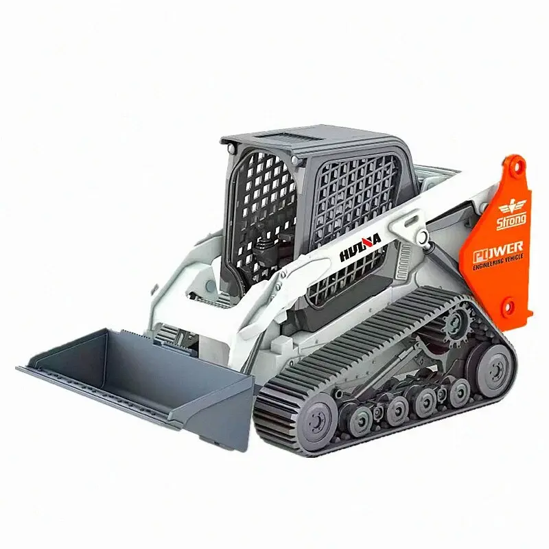Huina 1705 Minicargador de Orugas de Acero Escala 1:24