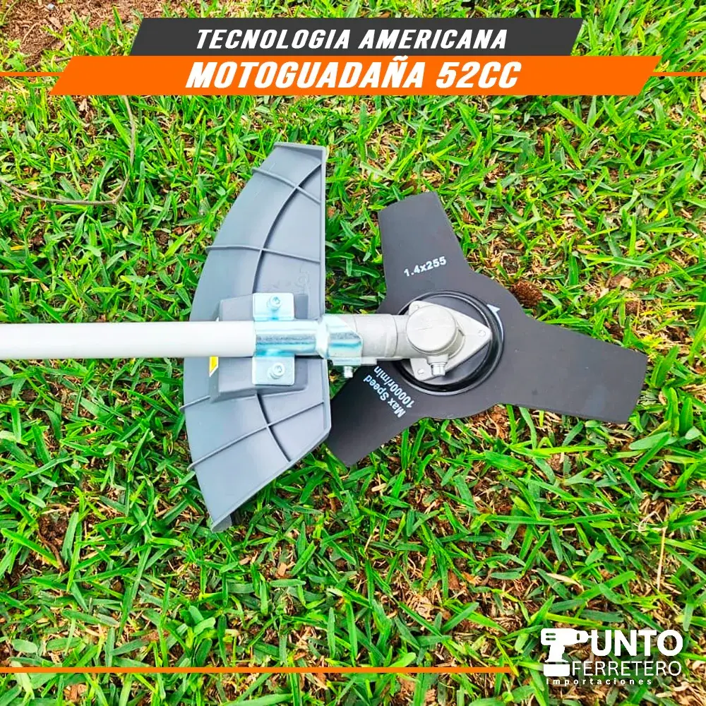 Motoguadañ gladiator pro 52cc motor 2 tiempos uso industrial