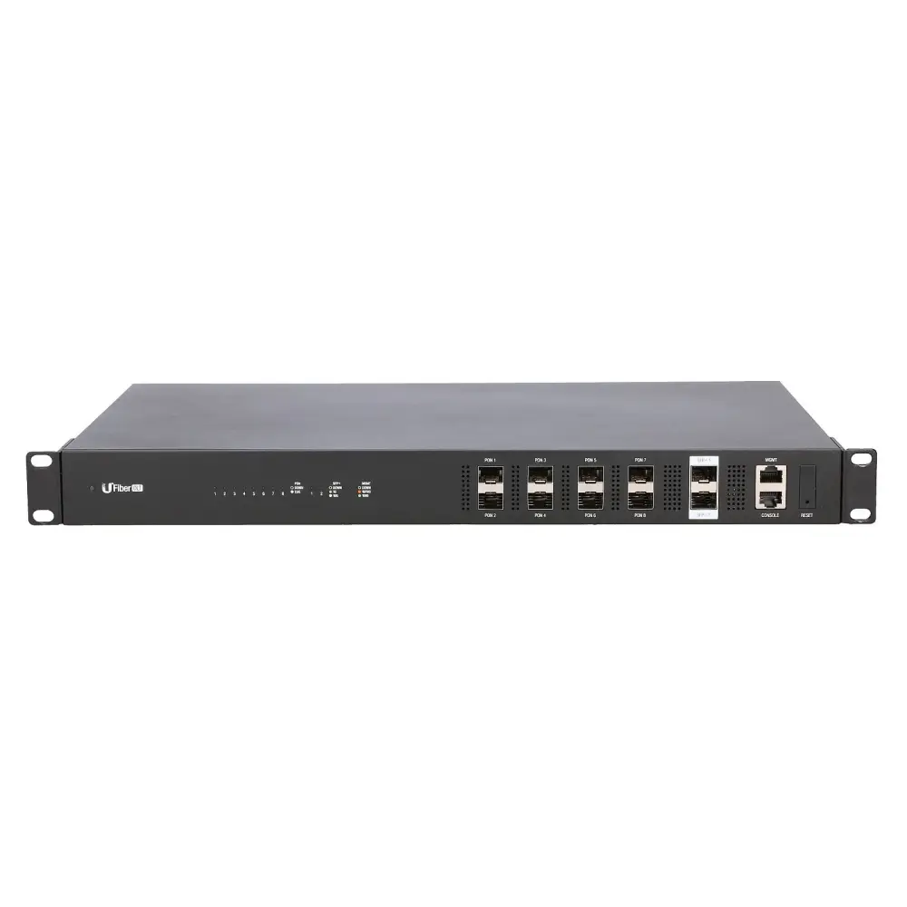 OLT Ubiquiti de 8 Puertos GPON con 2 Puertos SFP+ Uf-OLT