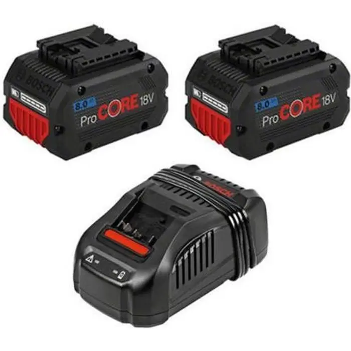 Pack 2 baterías procore 18v/8ah + cargador gal 18v-160 c en caja de cartón