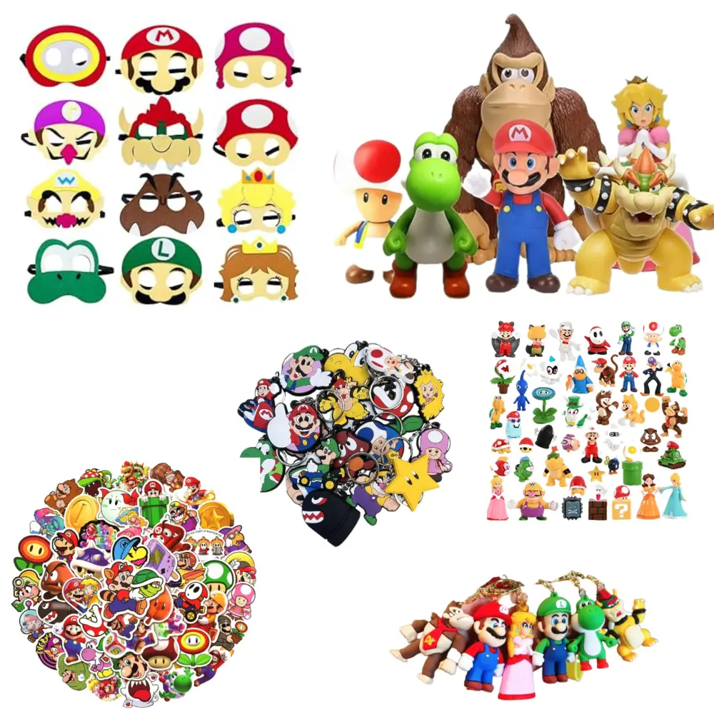Paquete para bolsitas Mario Bros 02, para 15