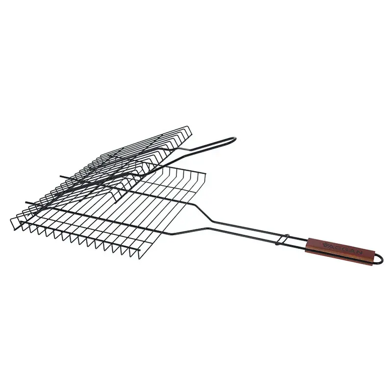 Parrilla doble para barbacoa