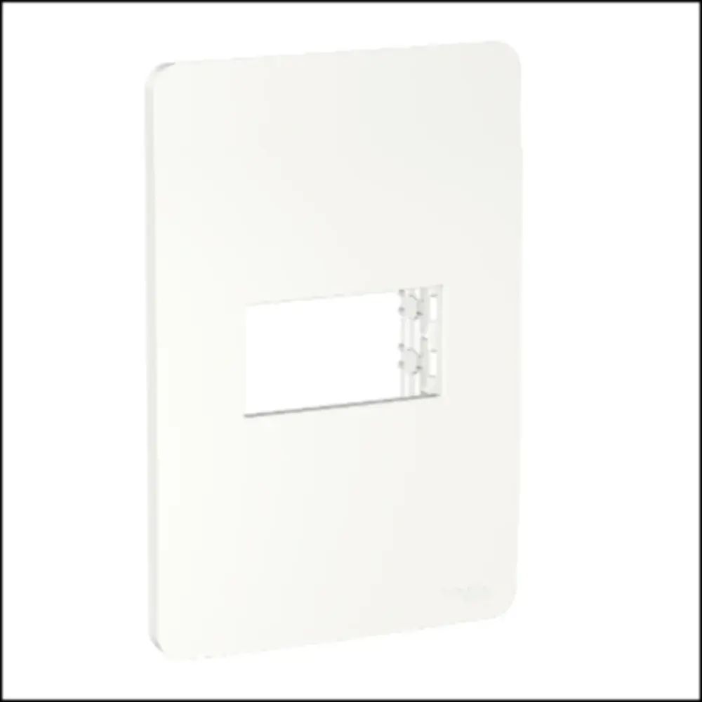 PLACA+SOP 4X2 1 modulo blanca