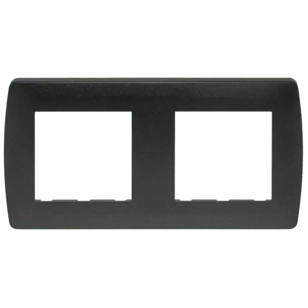 Plaque anthracite 2 postes Esprit 61997