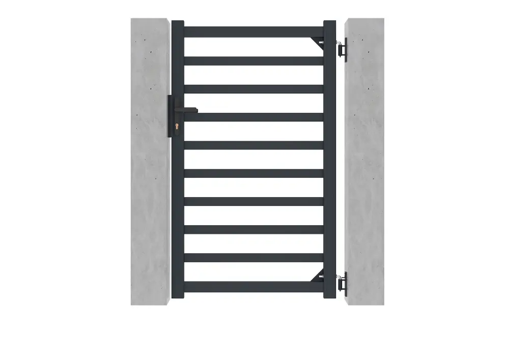 Portón aluminio 1m antelao h.160cm gris