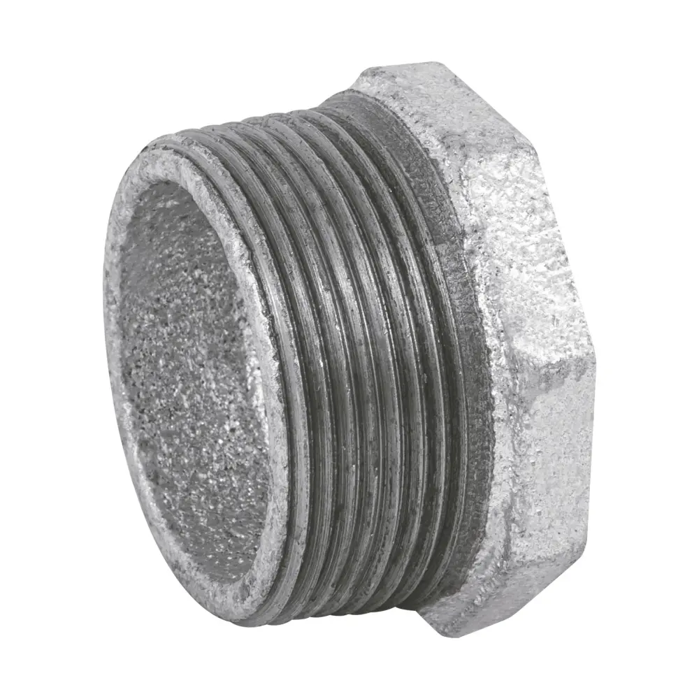 Reducción bushing, acero galvanizado, 1-1/2 x 1" (PIEZA)