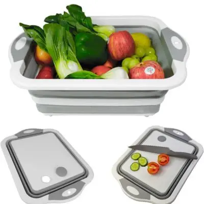 Set contiene: 1 Tabla retractil 2 en 1 y 1 basurera retractil