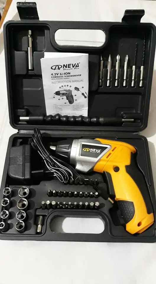 TALADRO INALAMBRICO 4.2v TECNOLOGIA BRASILERA 220V