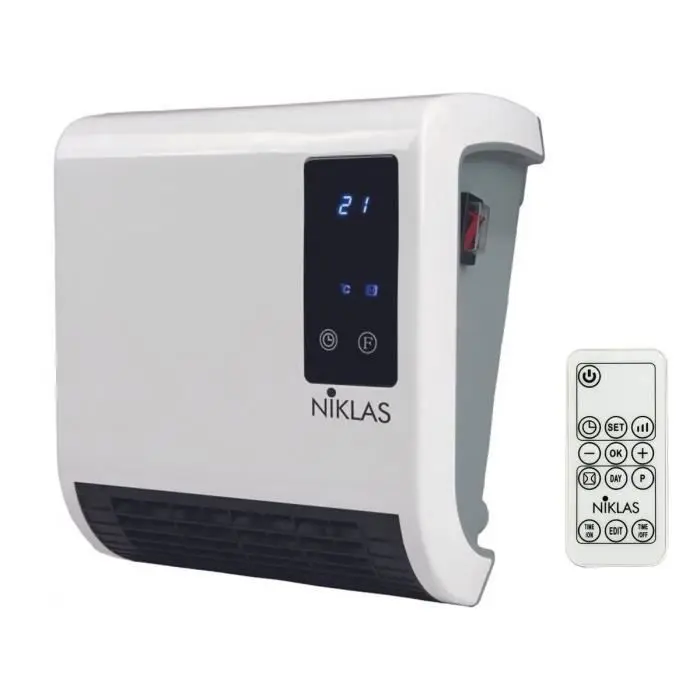 Termoventilador 2000w trendy con pantalla programable mando distancia 2 potenc