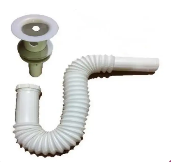 Trampa Acordeon Maleable Para Lavabo, Excelsior 02-168