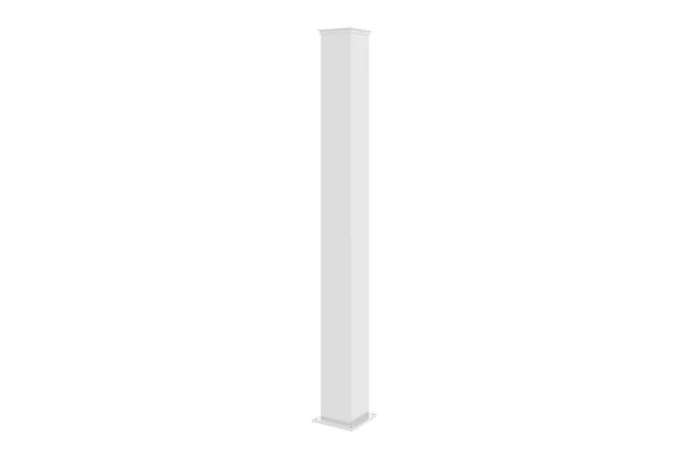 Uso juegos de 2 postes eifel 15x15 en aluminio .166cm - blanco mate
