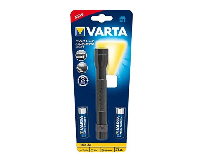 VARTA Torche Poli Led Aluminium 2AA - 16627101421
