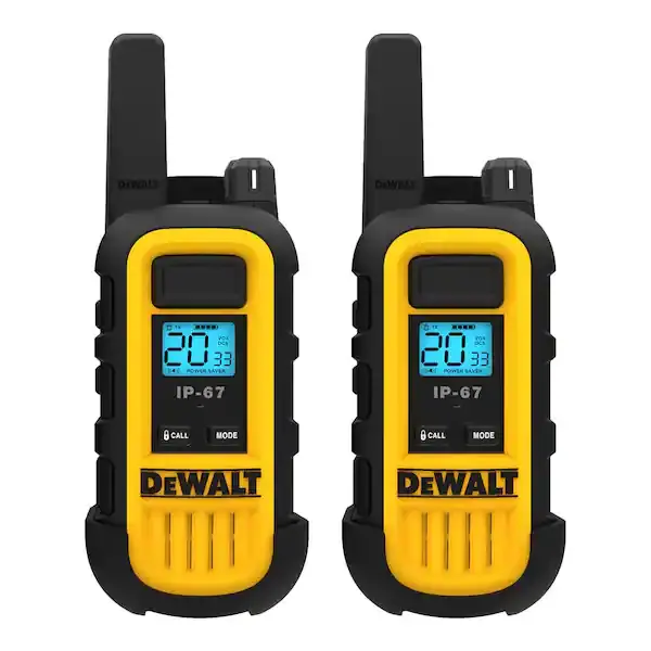 Walkie Talkies Uso Rudo DEWALT DXFRS300 2 Unidades 1W