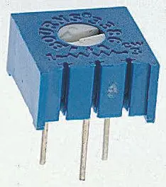 Potenciómetro para PCB Bourns serie 3386, 200kΩ máximo, ±10%, ±100ppm/°C, 0.5W, Montaje en orificio pasante | 3386P-...