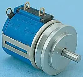 Potenciómetro de 1kΩ, 2W, serie 3540, 2 módulos, 10 vueltas, Eje ranurado, eje de 3,18 mm de Ø, Montaje de rodamiento ...