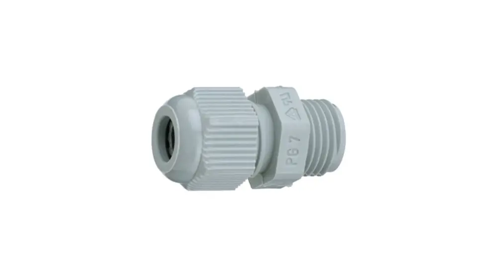 Prensaestopas Jacobs 50.0xx de Poliamida Gris, rosca PG9, IP68 | 50.009PA-7035