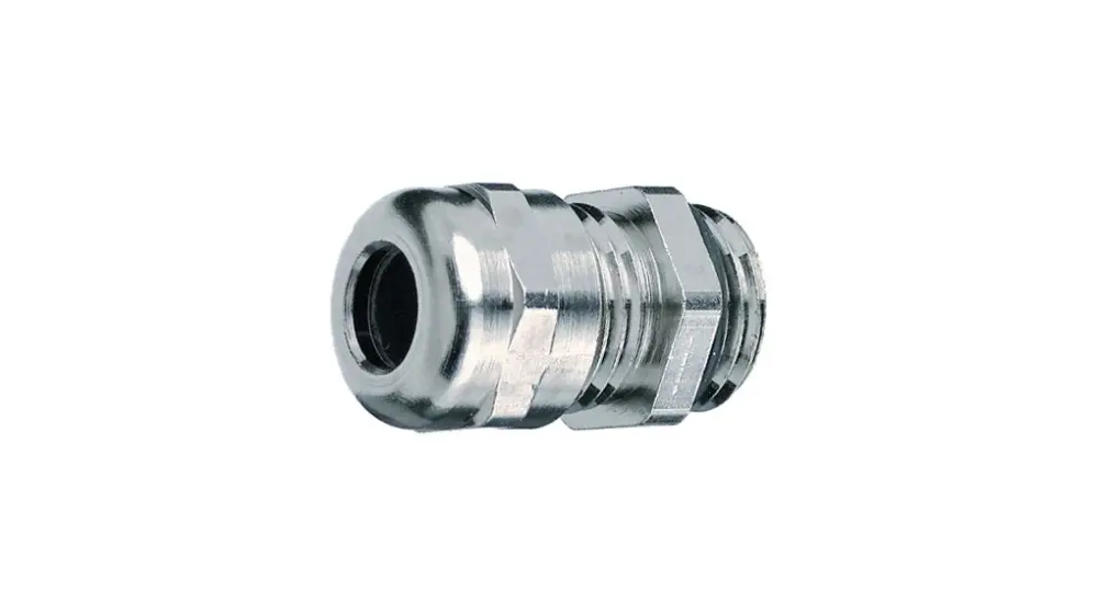 Prensaestopas Jacobs PERFECT de Latón Chapado en Níquel Metal, rosca PG13.5, IP68 | 50.013