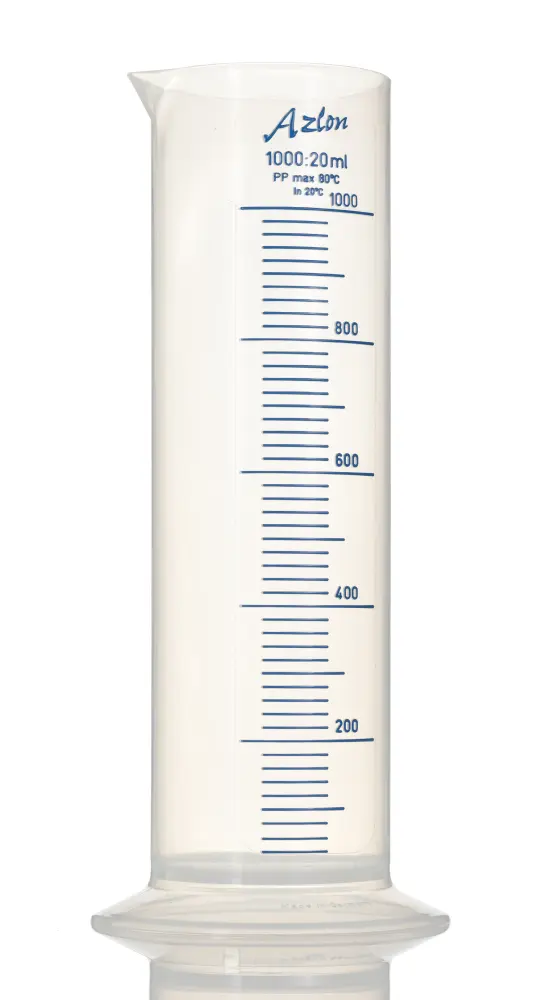 Probeta PP, 1000ml 285 x 83mm