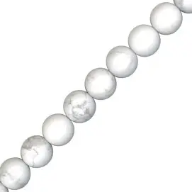 Howlita Esfera 10.5mm Blanco
