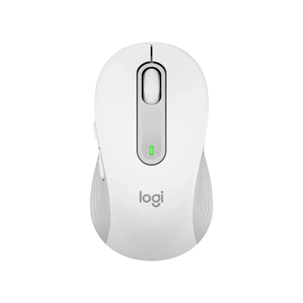 Mouse Inalámbrico Bluetooth M650L Blanco Signature Mudo