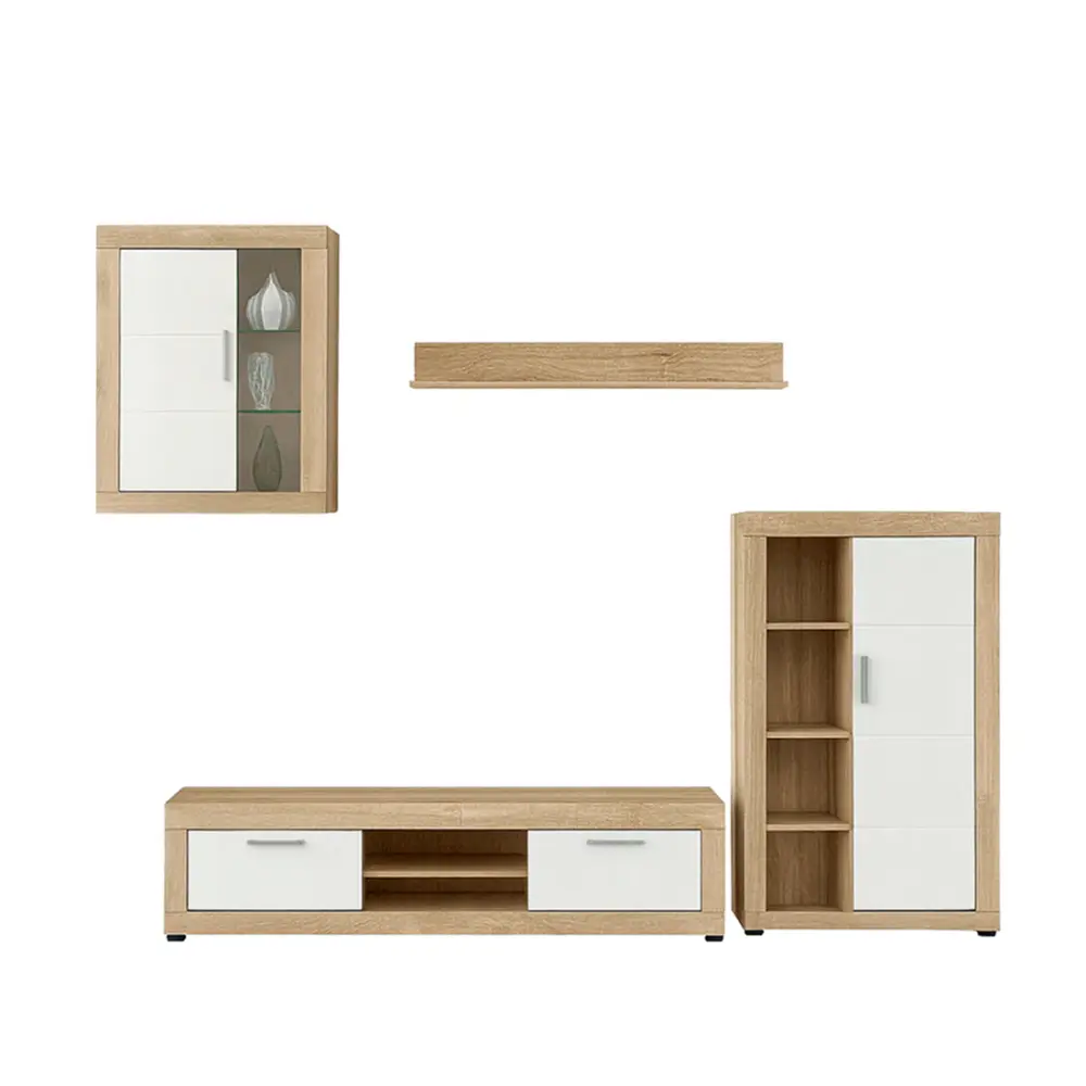 Mueble de Salón Comedor Fiordo Blanco para Grabación Duradera