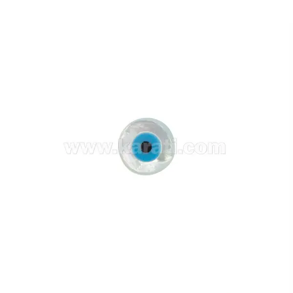 Separador Madre Perla Ojo Turco 10mm Blanco con Estuche Protector