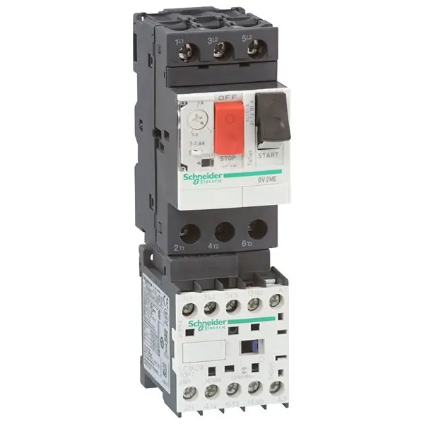 Arrancador de motor Schneider Electric TeSys, 24 V, 2,5 | GV2ME07K1BW3