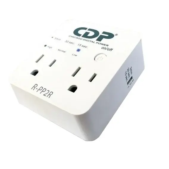 Regleta con Interruptor Protector de Refrigerador CDP con Salida Doble y Seguridad Avanzada