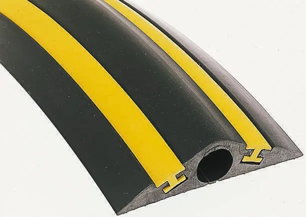 Pasacables de suelo, , Negro/Amarillo 30mm, 4.5m x 30mm x 180 mm Caucho | 26001136