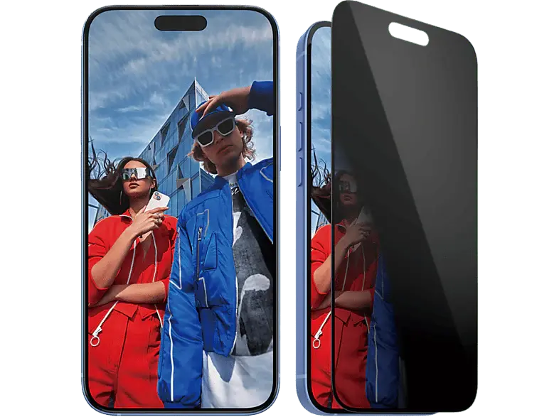 PANZERGLASS Protection d'écran Privacy Ultra-Wide Fit iPhone 16 Plus (PZ-SPPUWIPH16PLU-TRA)