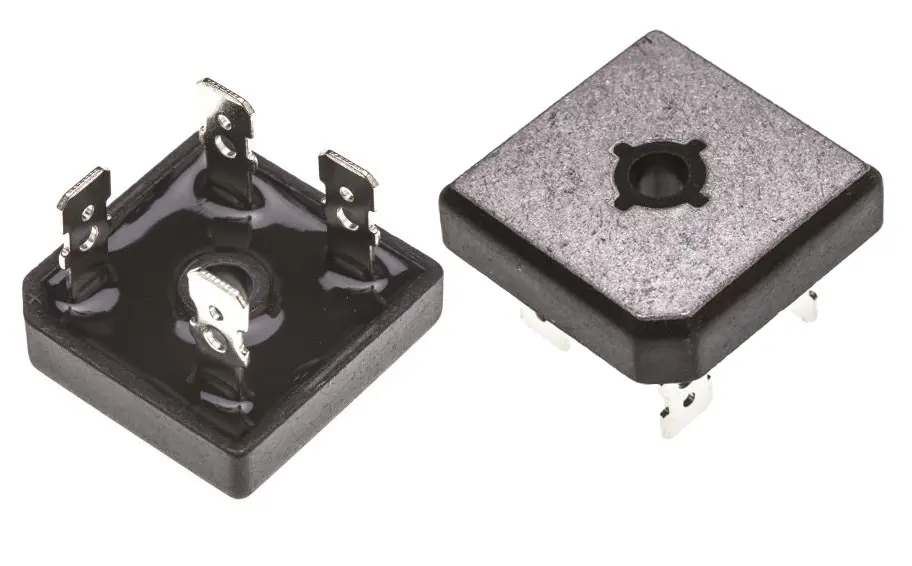 Rectificador en puente, GBPC3506, Monofásico, 35A 600V, GBPC, 4 pines onsemi