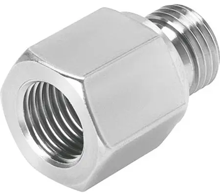Racor neumático NPFV, Adaptador de rosca recto, con. G 1/4, con. B G 1/4 | NPFV-AF-G14-G14-MF Festo