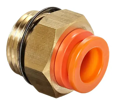 Racor neumático SMC KQ2, Adaptador de rosca recto, con. Uni 1/4 macho, con. B Encaje presión de 1/4 pulg. | KQ2H07-U02N