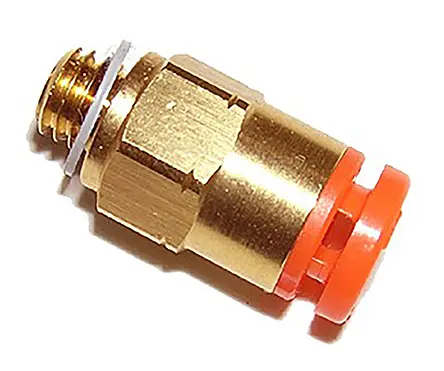 Racor neumático SMC KQ2, Adaptador de rosca recto, con. UNF 10-32 macho, con. B Encaje presión de 1/8 pulg. | KQ2H01-32N